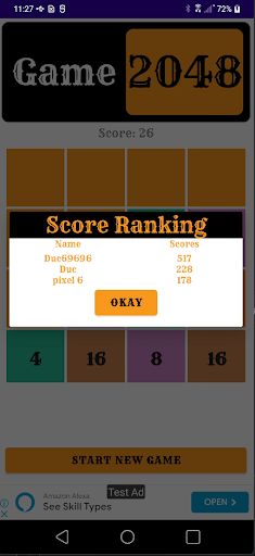 Game 2048 MDApp - Screenshot 3