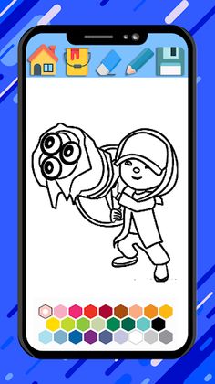 Boboiboy coloring cartoon game - Screenshot 3