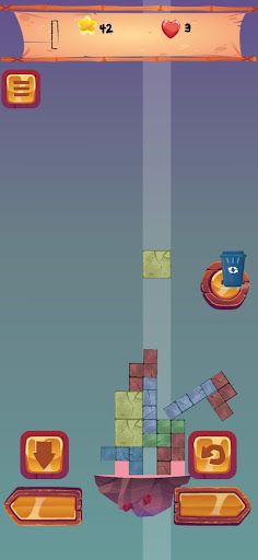 Tiki Tower - Block Puzzel - Screenshot 2