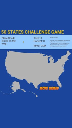 50 State Challenge puzzle - Screenshot 2