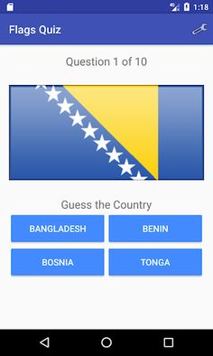Flags Quiz - Screenshot 1