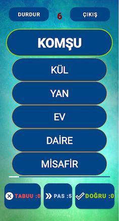 1000 Kelime Tabuu - Screenshot 4