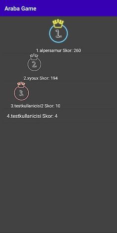 Araba Game - Screenshot 3