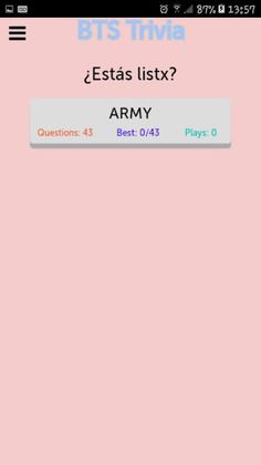 BTS Trivia - Screenshot 2