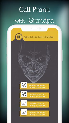 Evil Grandpa Video Call Scary - Screenshot 2