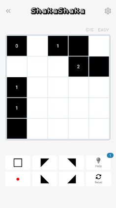 ShakaShaka: Logic Puzzle Game - Screenshot 1