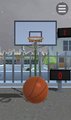 Shooting Hoops basketball game - Screenshot 3