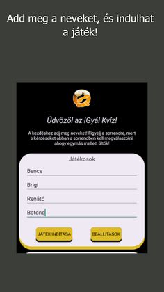 iGyál Kvíz - Screenshot 1