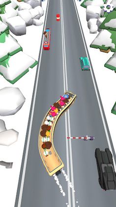 Snake Bus: Drive & Evolve - Screenshot 1