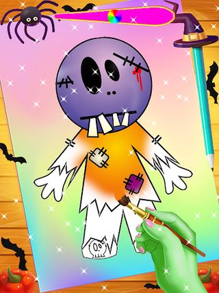 Halloween Coloring Pages Game - Screenshot 3