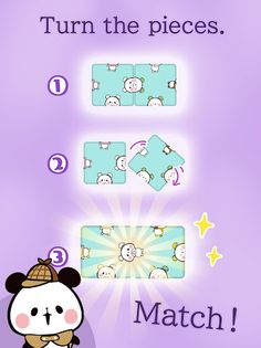 Turn-piece Puzzle MOCHI PANDA - Screenshot 2