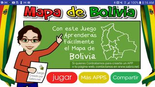 Juego del Mapa de Bolivia - Screenshot 1