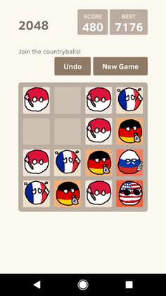 Polandball 2048 - Screenshot 3