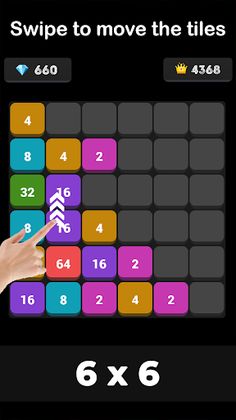 2048 Number Puzzle : X3 Blocks - Screenshot 2