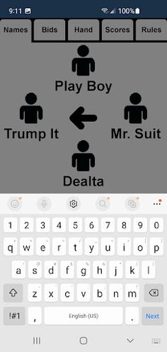 Spades Scorekeeper - Screenshot 1