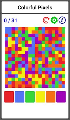 Colorful Pixels - Screenshot 1