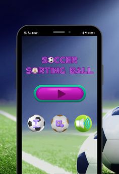 Soccer Sorting Balls - Screenshot 1