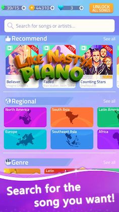 Like Nastya Music Piano Tiles - Screenshot 1