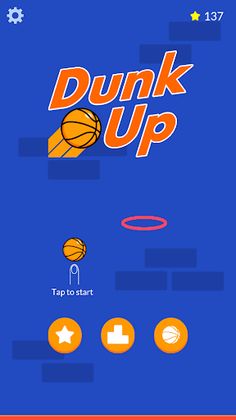 Dunk Up - Tap to dunk game - Screenshot 1