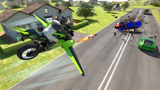 Flying bike Driving Simulator - Screenshot 3