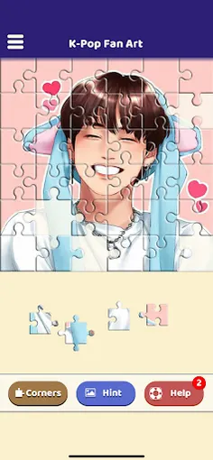 K-Pop Fan Art Puzzle - Screenshot 4