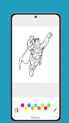 SuperHero Coloring Book Game - Screenshot 4