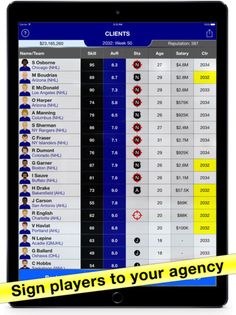 Hockey Agent: Team Manager sim - Screenshot 1