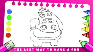 Chef Pigster Banban coloring - Screenshot 1