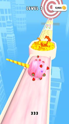 Cotton Candy Roll 3D - Screenshot 1
