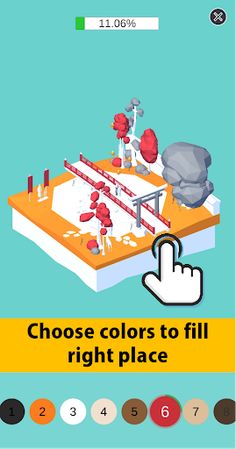 Color Pocket World 3D - Screenshot 1