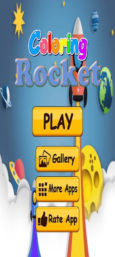 Rocket Coloring - Screenshot 2
