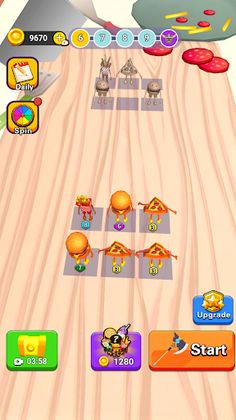 Merge Food Chess - Screenshot 1