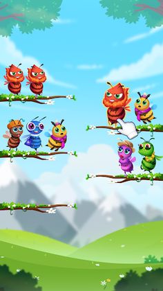 Bee Sort - Color Puzzle Game - Screenshot 1