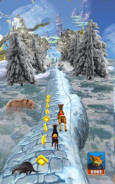 Dog Jungle Run Endless 3D - Screenshot 3