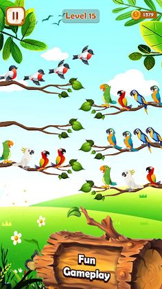 Bird Sort - Color Puzzle Games - Screenshot 2