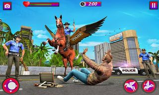 Flying Horse Police Chase Sim - Screenshot 2