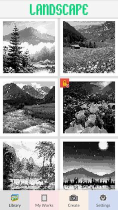 Landscape Pixel Number - Screenshot 1