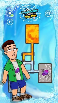 Frozen Spider : Save the man - Screenshot 1