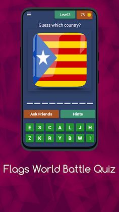 FLAGS WORLD BATTLE QUIZ - Screenshot 3
