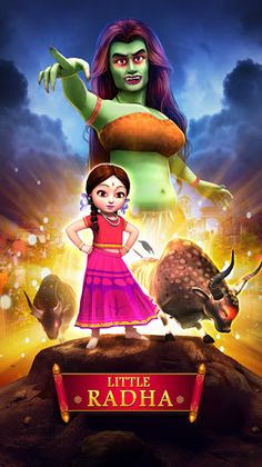 Little Radha Run - Screenshot 1