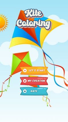 Kites Coloring - Screenshot 3