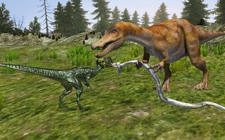 Dino Fighting vs Hungry T-rex - Screenshot 1