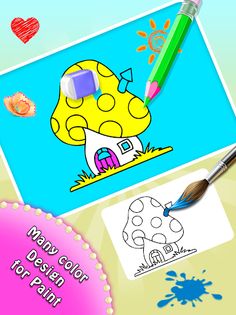 Glitter House Colouring Book - Screenshot 4