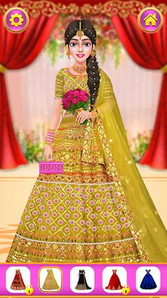 Indian Bridal DressUp- Makeup - Screenshot 4