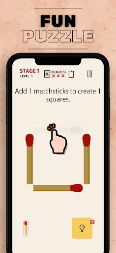 Matchstick Mobile Puzzle - Screenshot 3