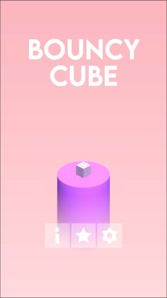 Bouncy Cube - Endless Jumping - Screenshot 1