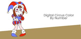 Pomni Coloring By Number Game - Screenshot 1