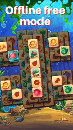 Fish Tiles: mahjong match game - Screenshot 4