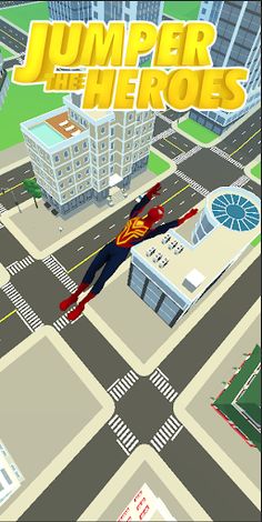 Superhero Flip Jump: Sky Fly - Screenshot 1