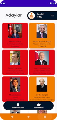 2023 Seçim Simülasyonu - Screenshot 2